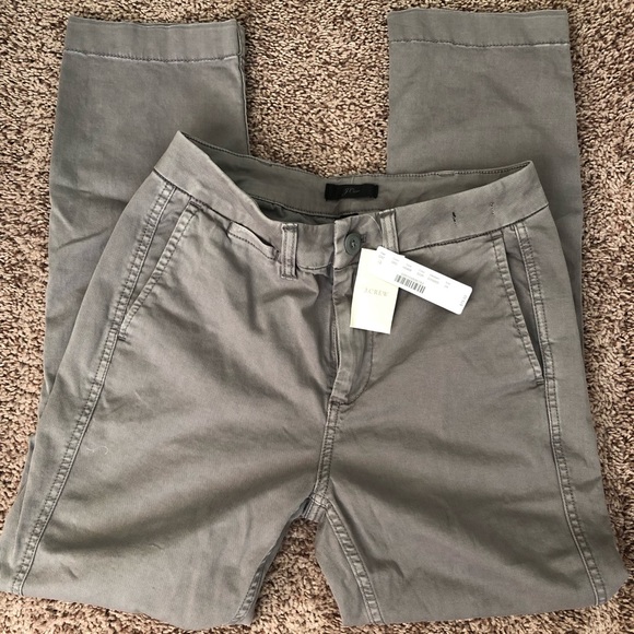 J. Crew slim broken-in boyfriend chino gray 24 - Picture 5 of 8